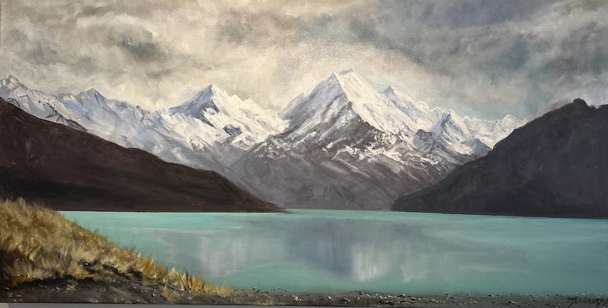 Debbie Lambert| Mt Cook |Aoreki  oil on canvas 
